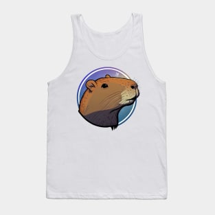 Capybara face Tank Top